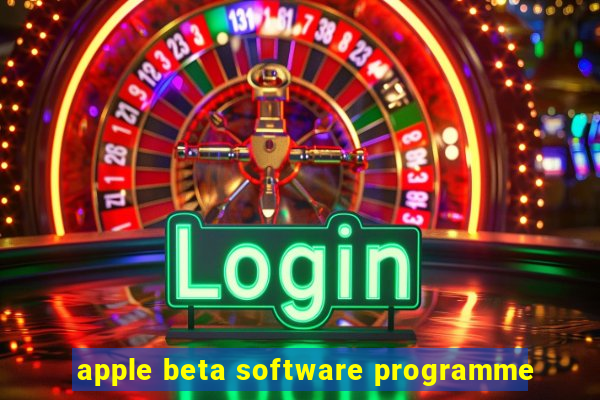 apple beta software programme